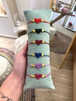 Μακραμέ Βραχιόλι Fly Heart Gilded - Image 2