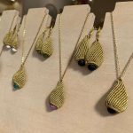 Μακραμέ Κρεμαστό Gold Drop - Image 2