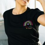 Γυναικείο Βαμβακερό T-shirt Με Κεντημένο Σχέδιο 'DON'T WORRY BE HAPPY'