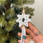 Μακραμέ Στολίδι-Γούρι Αστέρι 26 - Image 2