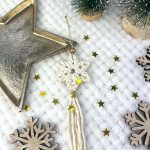 Μακραμέ Στολίδι-Γούρι Αστέρι 26 - Image 3