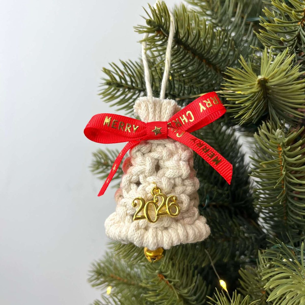 Μακραμέ Στολίδι-Γούρι Καμπανούλα 26 - Image 2