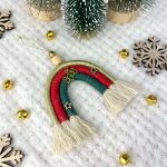 Μακραμέ Στολίδι-Γούρι Ουράνιο Τόξο 26