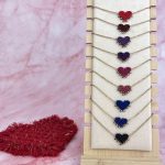 Μακραμέ Κρεμαστό Hematite Heart
