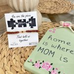 Μακραμέ Βραχιόλι MOM Φουξ Με Κρύσταλλα