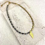 Κολιέ Stailness Steel Leaf