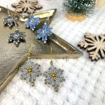 Μακραμέ Σκουλαρίκια Χιονονιφάδα