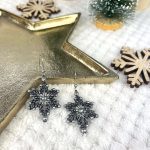 Μακραμέ Σκουλαρίκια Χιονονιφάδα - Image 4