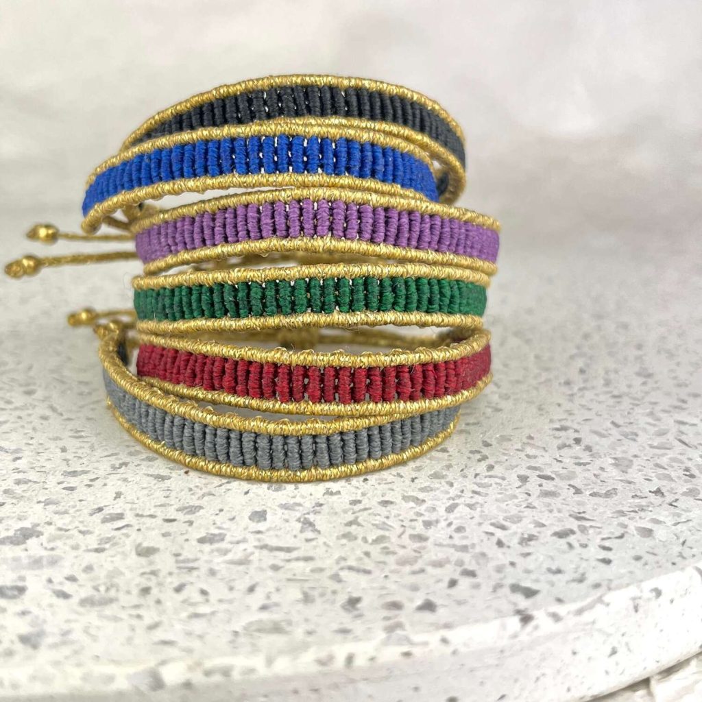 Μακραμέ Βραχιόλι The Path at Home