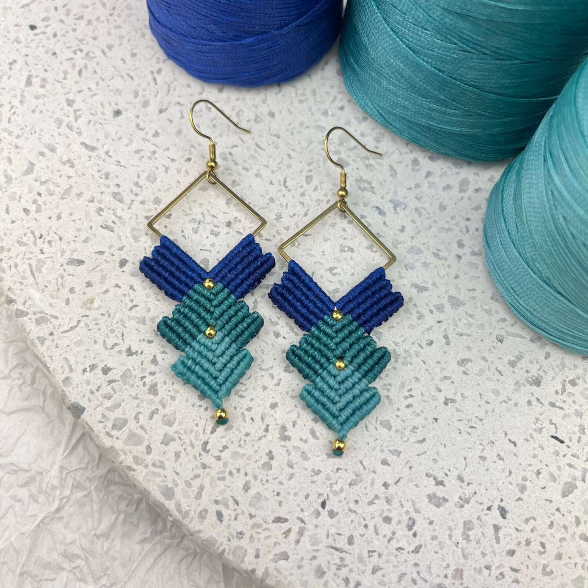 Μακραμέ Σκουλαρίκια Arrows - Image 4