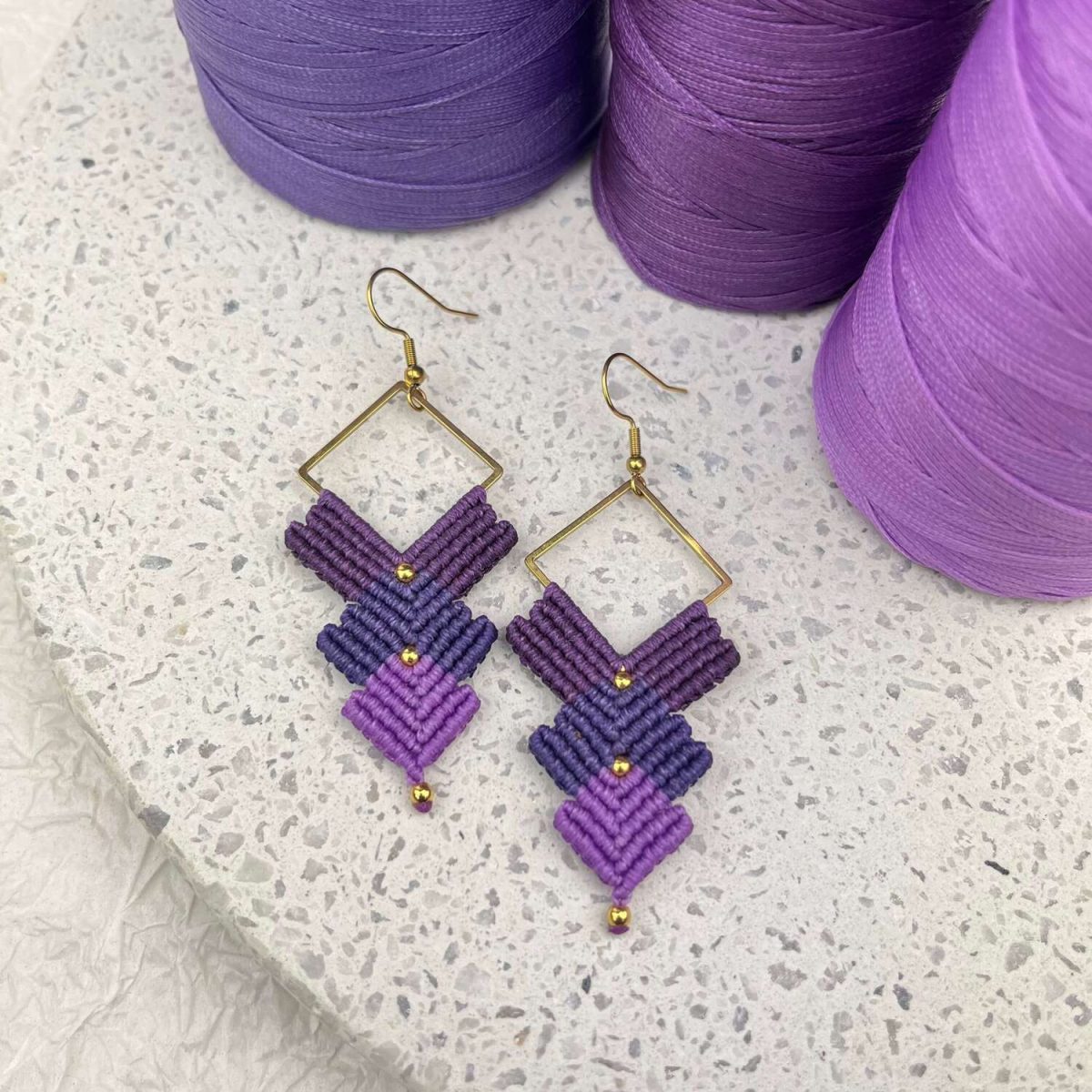 Μακραμέ Σκουλαρίκια Arrows - Image 6