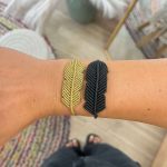 Μακραμέ Βραχιόλι 'The Feather'