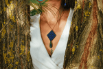 Μακραμέ Κρεμαστό Peacock Feather - Image 2